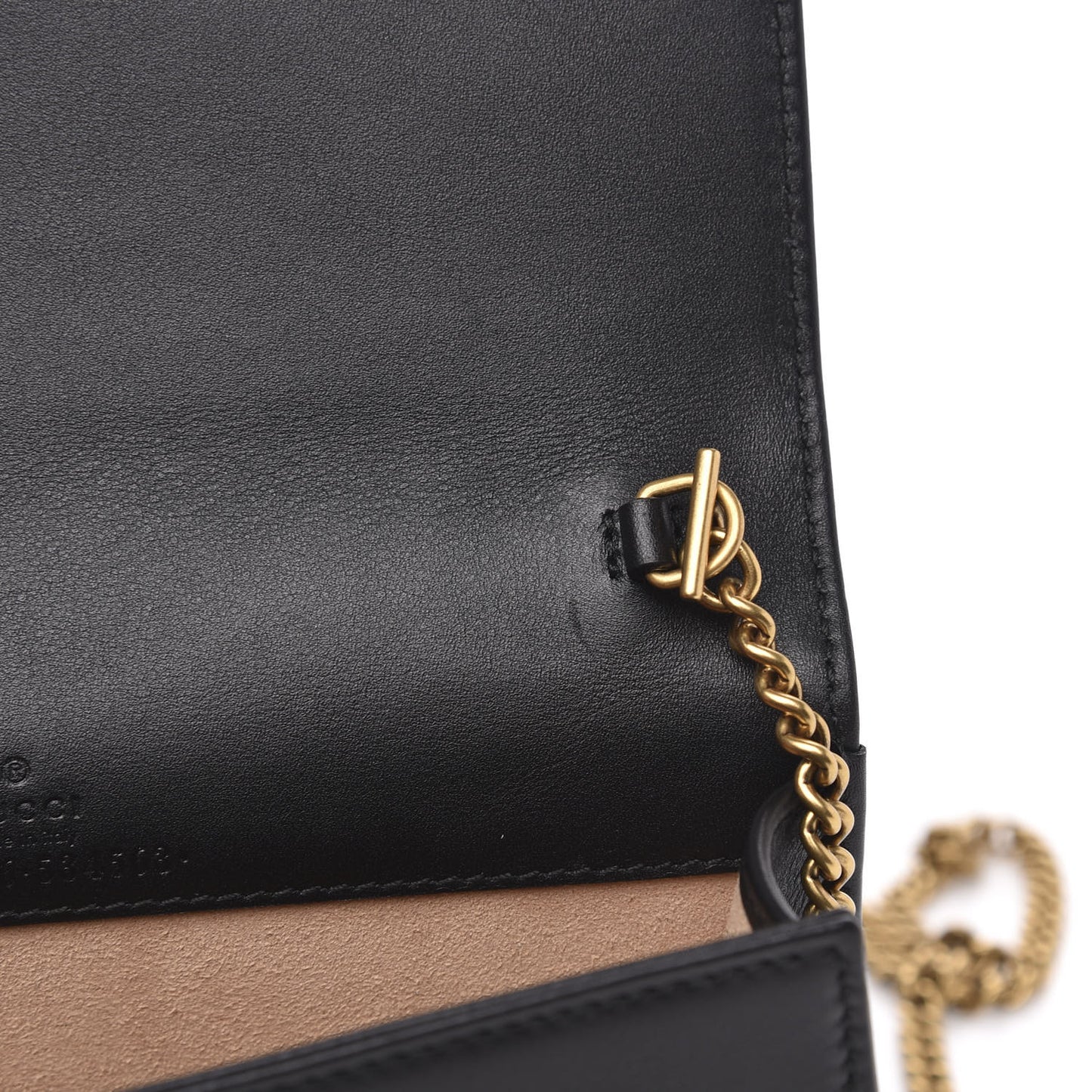 Calfskin Matelasse GG Marmont Mini Bag Black