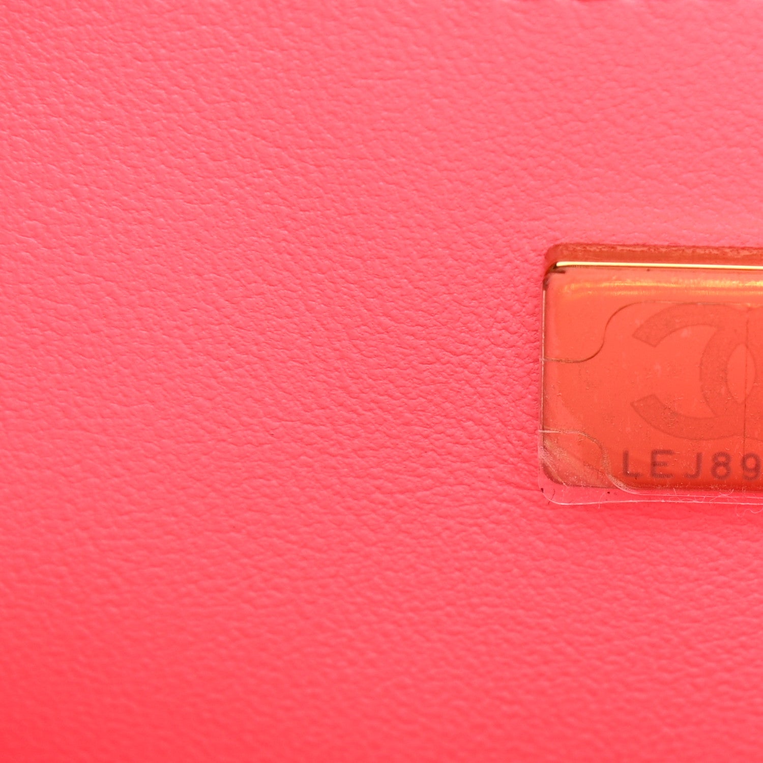Chanel Lambskin Quilted CC In Love Heart Bag Pink 7 of 11