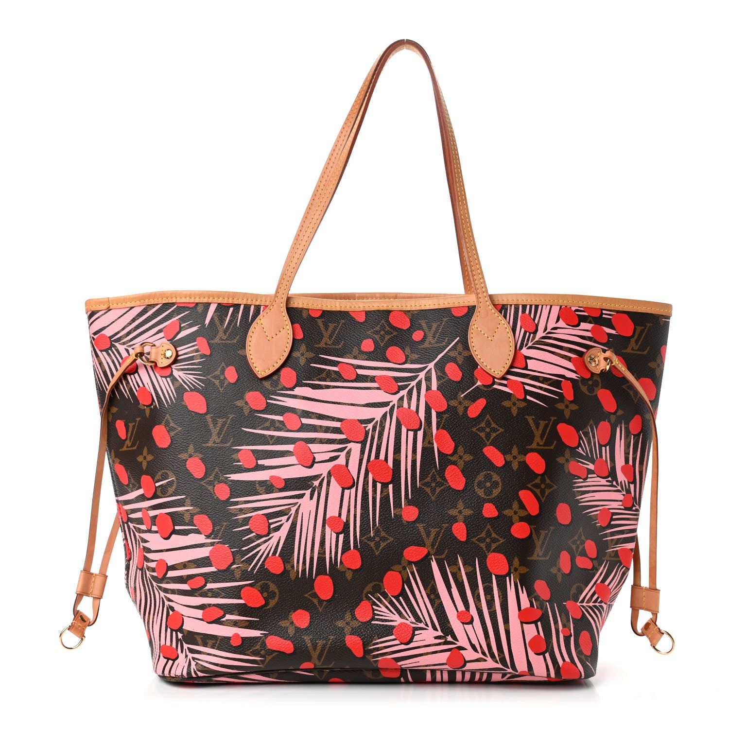 Louis Vuitton Monogram Jungle Dots Neo Neverfull MM Sugar Pink Poppy 1 of 4