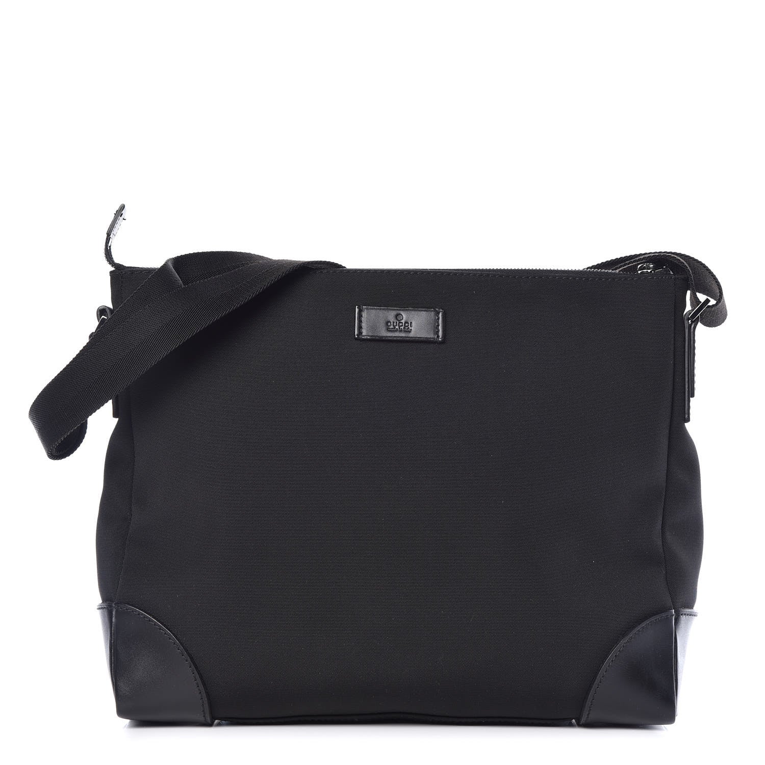 Gucci Techno Canvas Messenger Bag Black 1 of 12