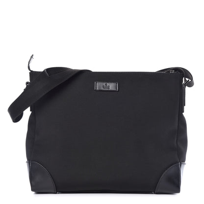 Gucci Techno Canvas Messenger Bag Black 1 of 12
