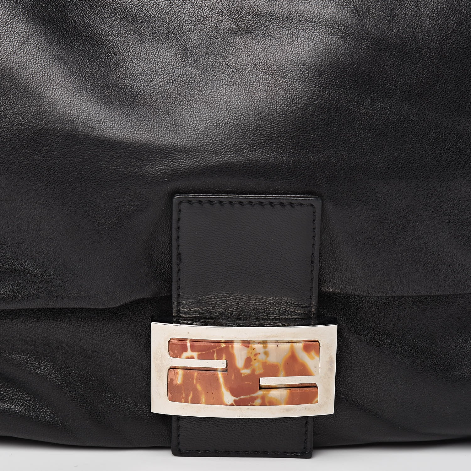 Fendi Lambskin Forever Mama Baguette Black 10 of 10