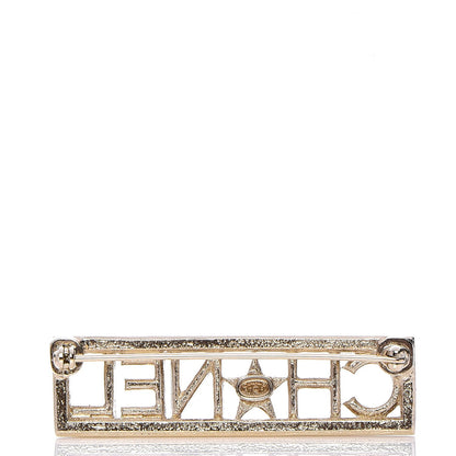 Chanel Star Logo Brooch Gold 3 of 4