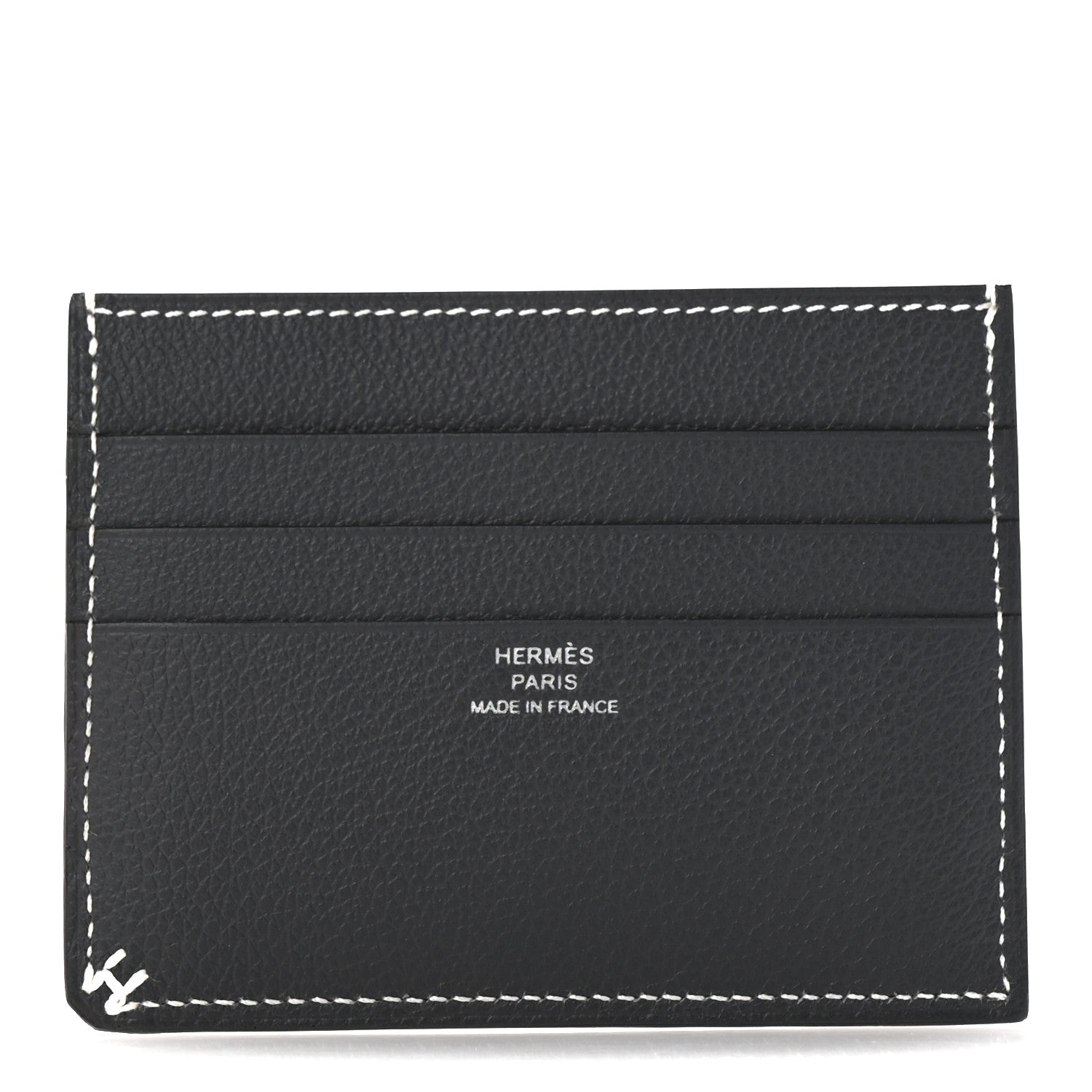 Hermes Evercolor H Sellier Card Holder Ardoise 1 of 8