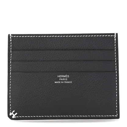 Hermes Evercolor H Sellier Card Holder Ardoise 1 of 8