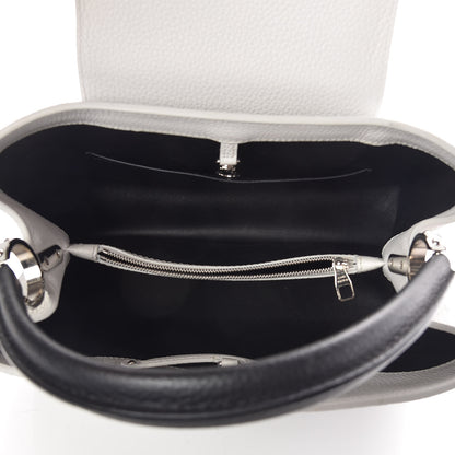 Louis Vuitton Taurillon Capucines MM Cloudy Black 5 of 13