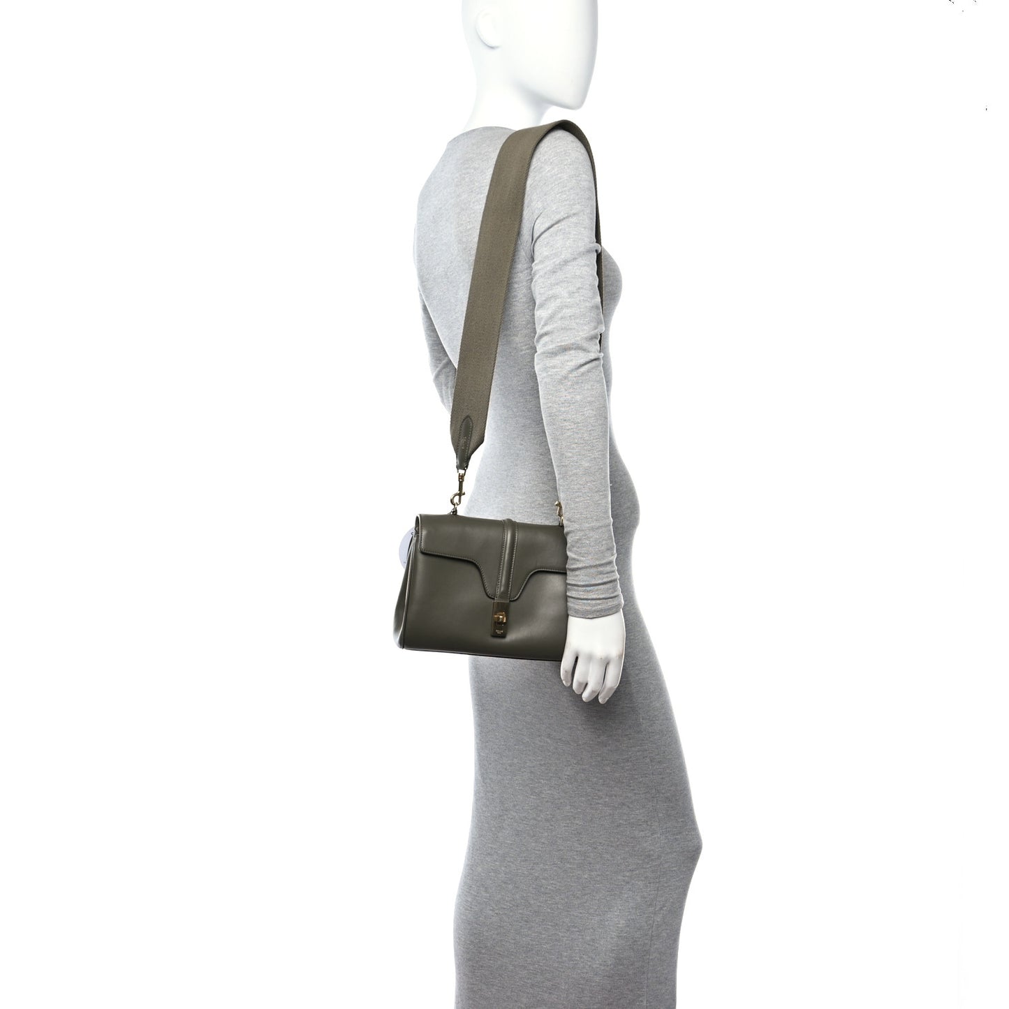 Smooth Calfskin Teen 16 Crossbody Bag Army Green