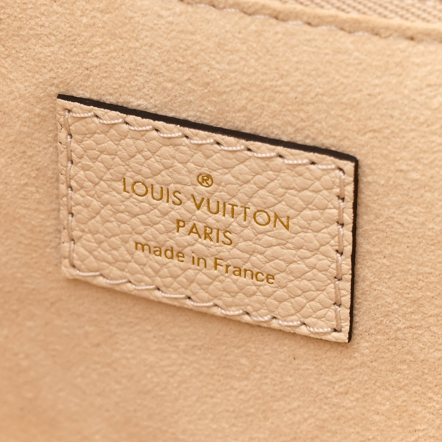Louis Vuitton Empreinte Monogram Giant Neverfull  MM Creme 8 of 12