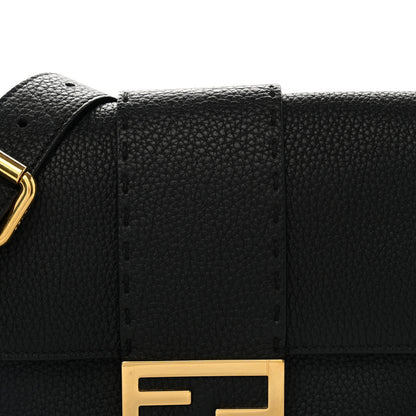 Fendi Cuoio Romano Selleria Belt Baguette Bag Black 7 of 11