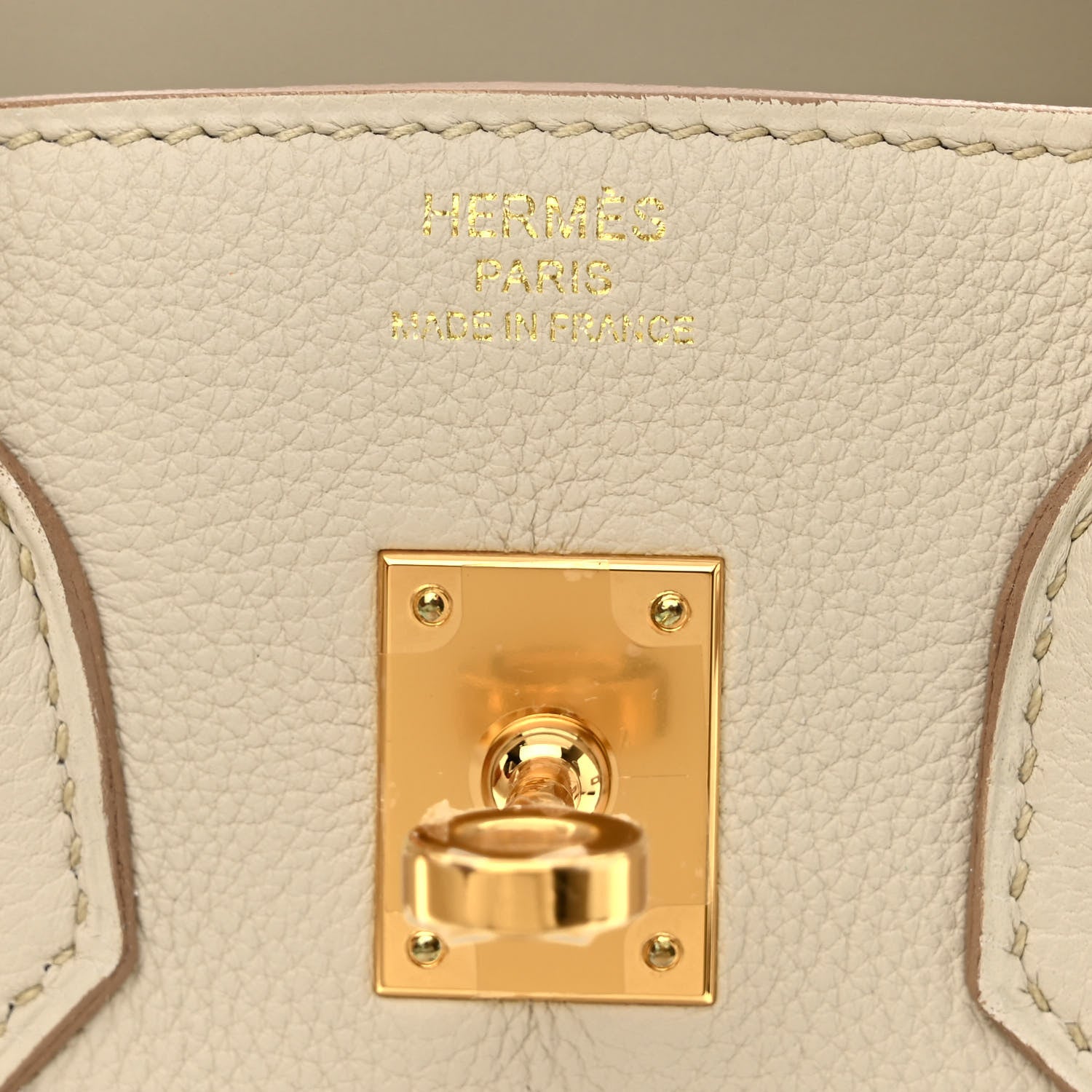 Hermes Togo Birkin 25 Beton 6 of 11