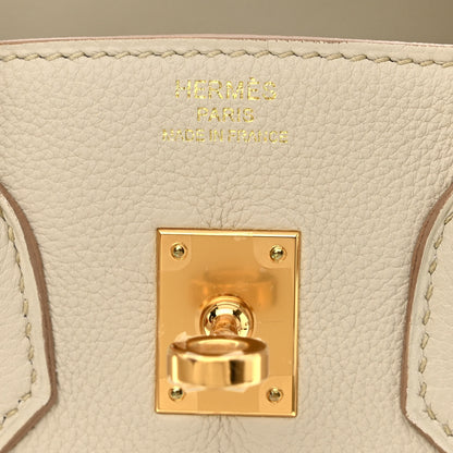 Hermes Togo Birkin 25 Beton 6 of 11