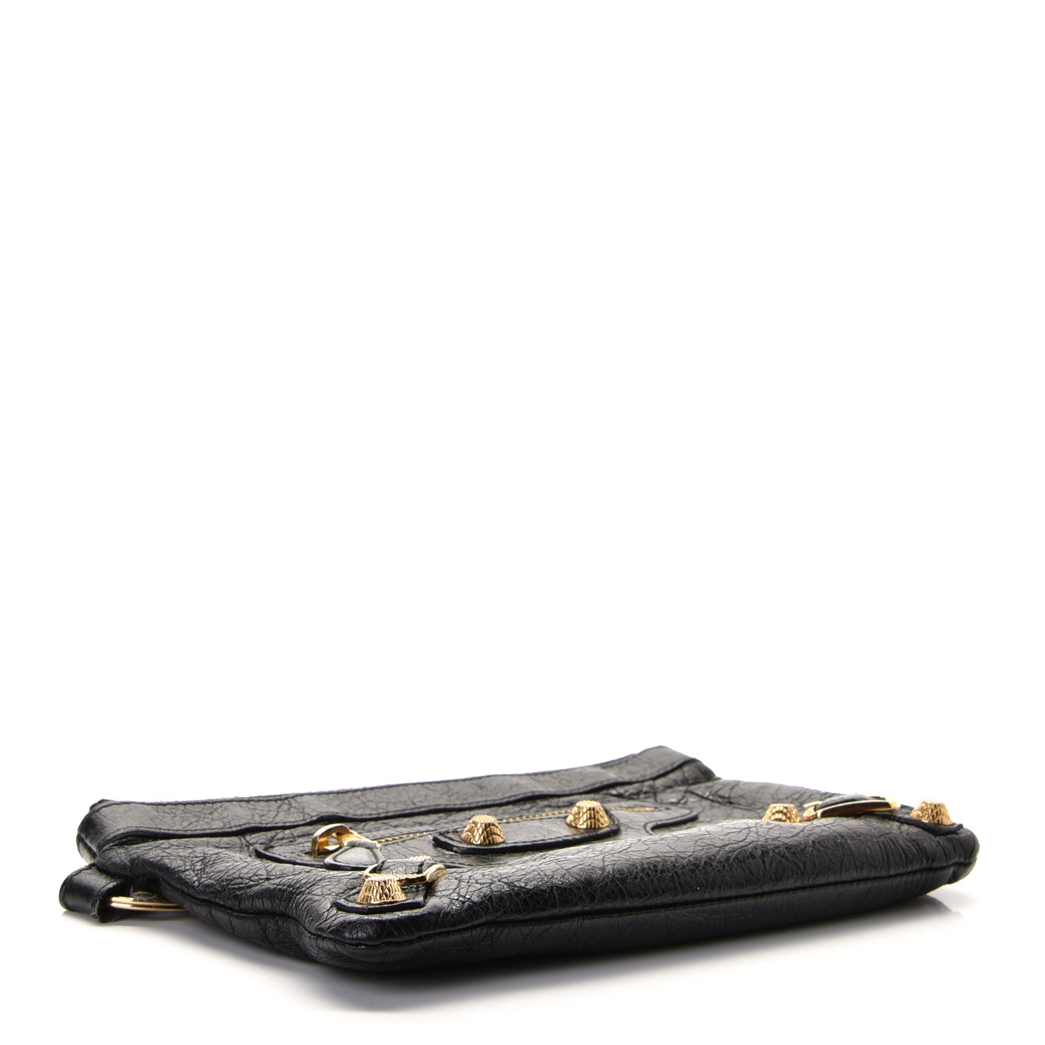 Balenciaga Agneau Giant 12 Gold Hardware Pouch Black 3 of 8