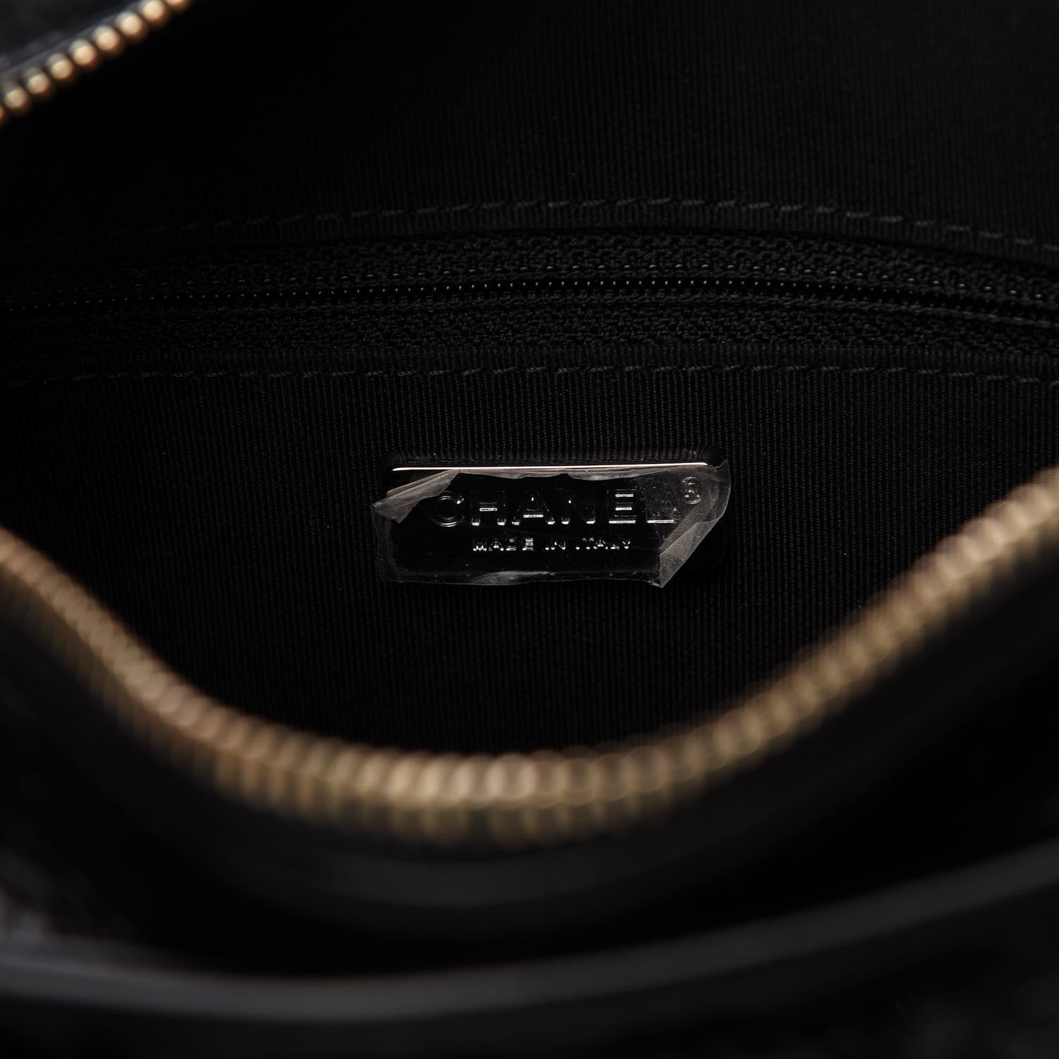Chanel Sequin Calfskin Small Gabrielle Hobo Black White 8 of 9