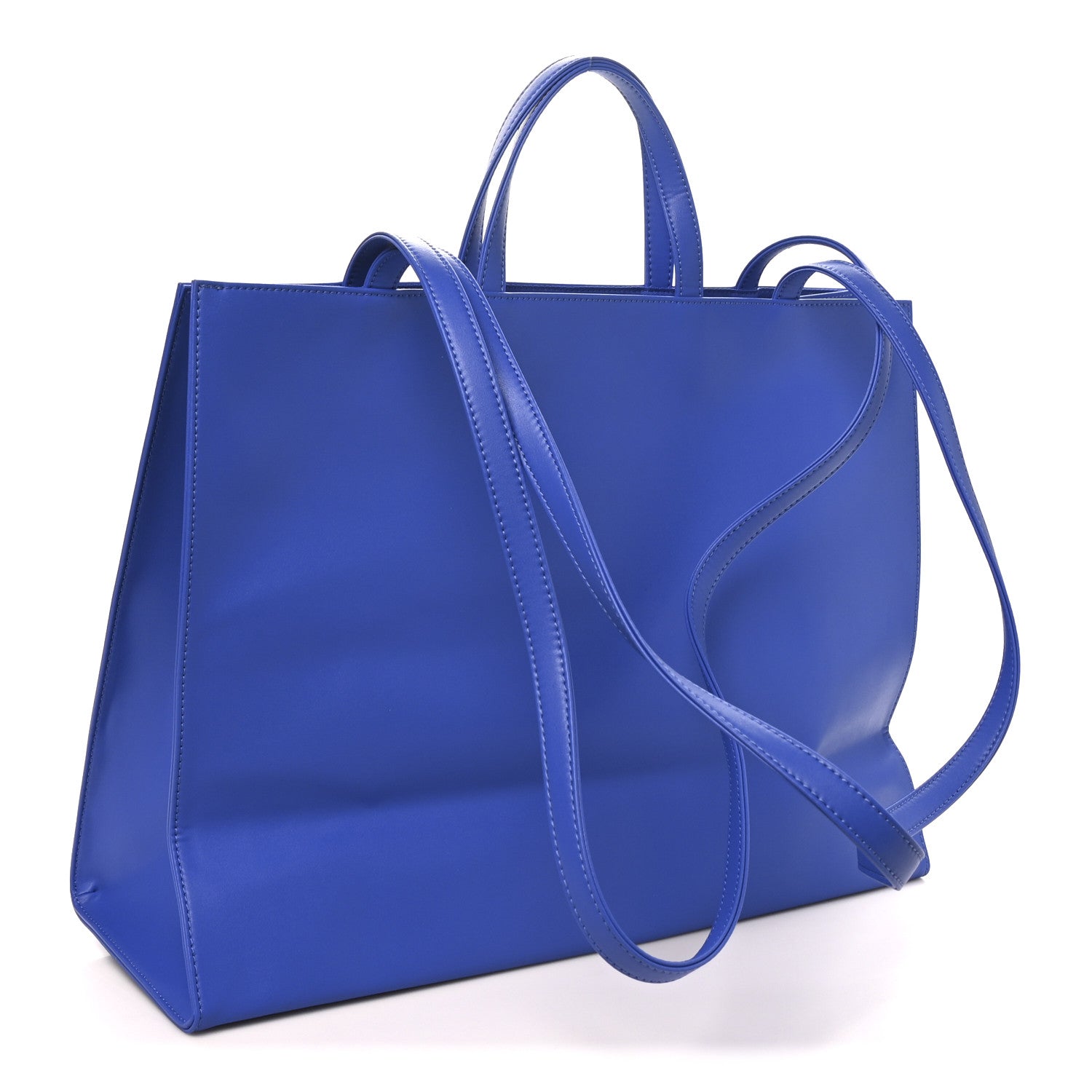 Telfar Vegan Leather Large Shopping Bag Painters Tape 3 of 9