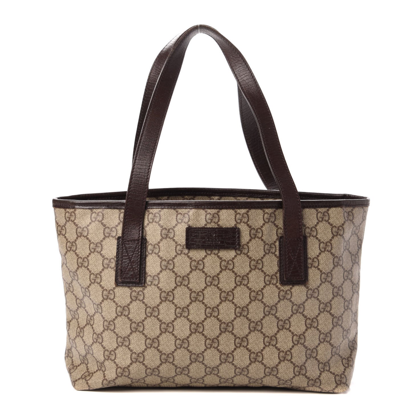 GG Plus Monogram Small Joy Tote Dark Brown