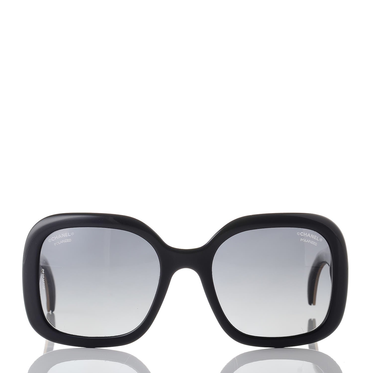 Chanel Stingray Polarized CC Sunglasses 5272-Q Black 2 of 8