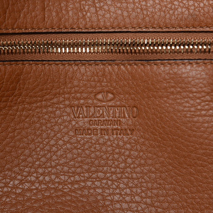 Valentino Garavani Pebbled Calfskin Medium Rockstud Tote Light Cuir 7 of 19