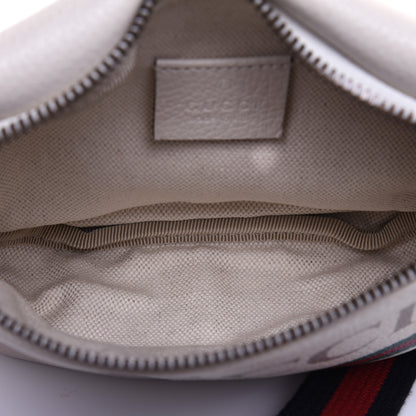 Gucci Grained Calfskin Small Logo Belt Bag White 5 of 10