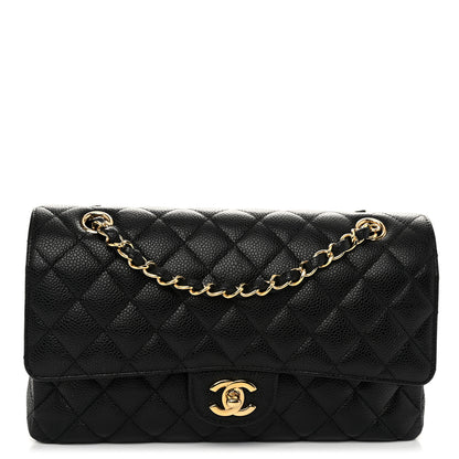 Chanel Caviar Quilted Medium Double Flap Black 1 of 10