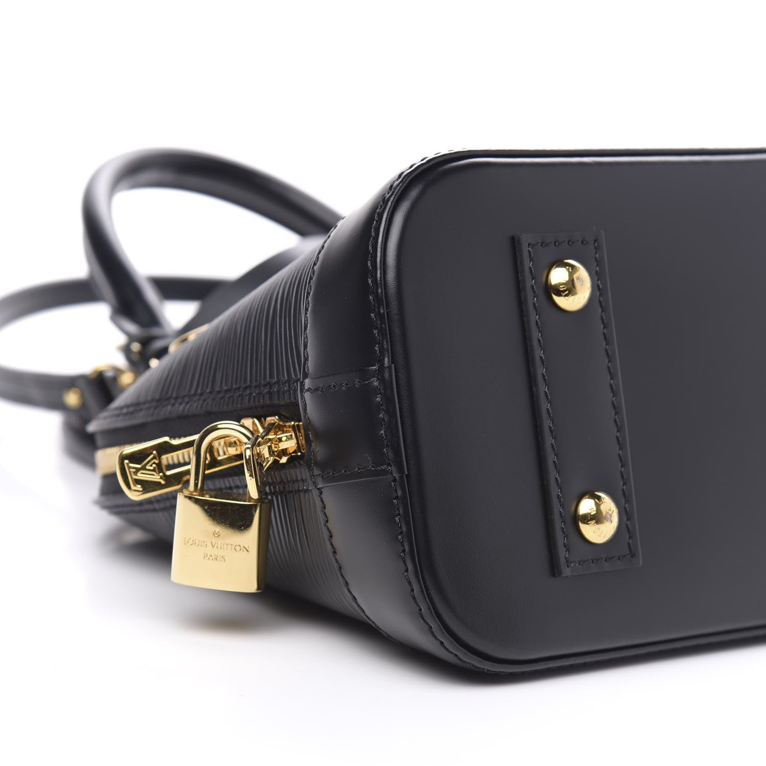Louis Vuitton Epi Love Lock Alma BB Black 7 of 10