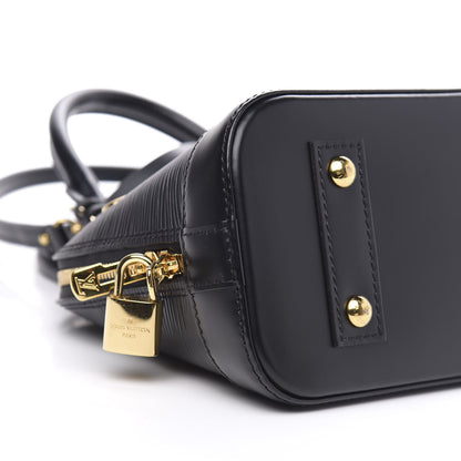 Louis Vuitton Epi Love Lock Alma BB Black 7 of 10