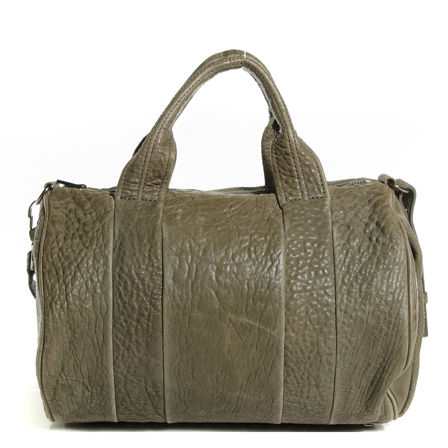Alexander Wang Pebbled Lambskin Rocco Sage Antique Brass Hardware 1 of 9