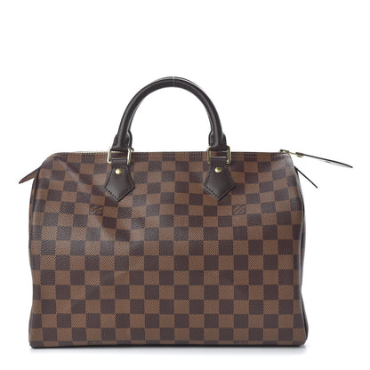 Louis Vuitton Damier Ebene Speedy 30 1 of 10