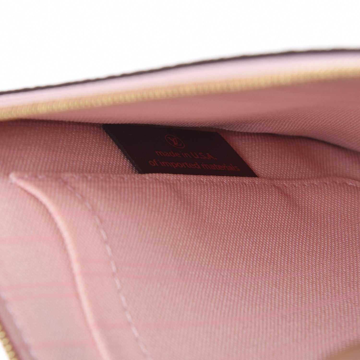 Louis Vuitton Damier Ebene Neverfull MM GM Pochette Rose Ballerine 6 of 7