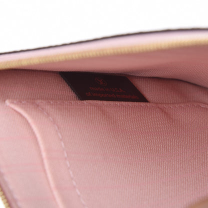 Louis Vuitton Damier Ebene Neverfull MM GM Pochette Rose Ballerine 6 of 7