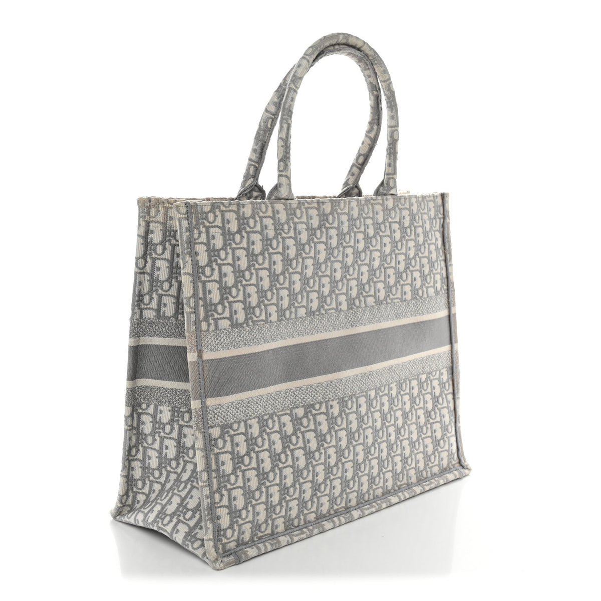 Christian Dior Oblique Large Book Tote Grey 3 of 13
