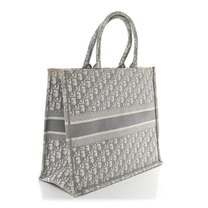 Christian Dior Oblique Large Book Tote Grey 3 of 13