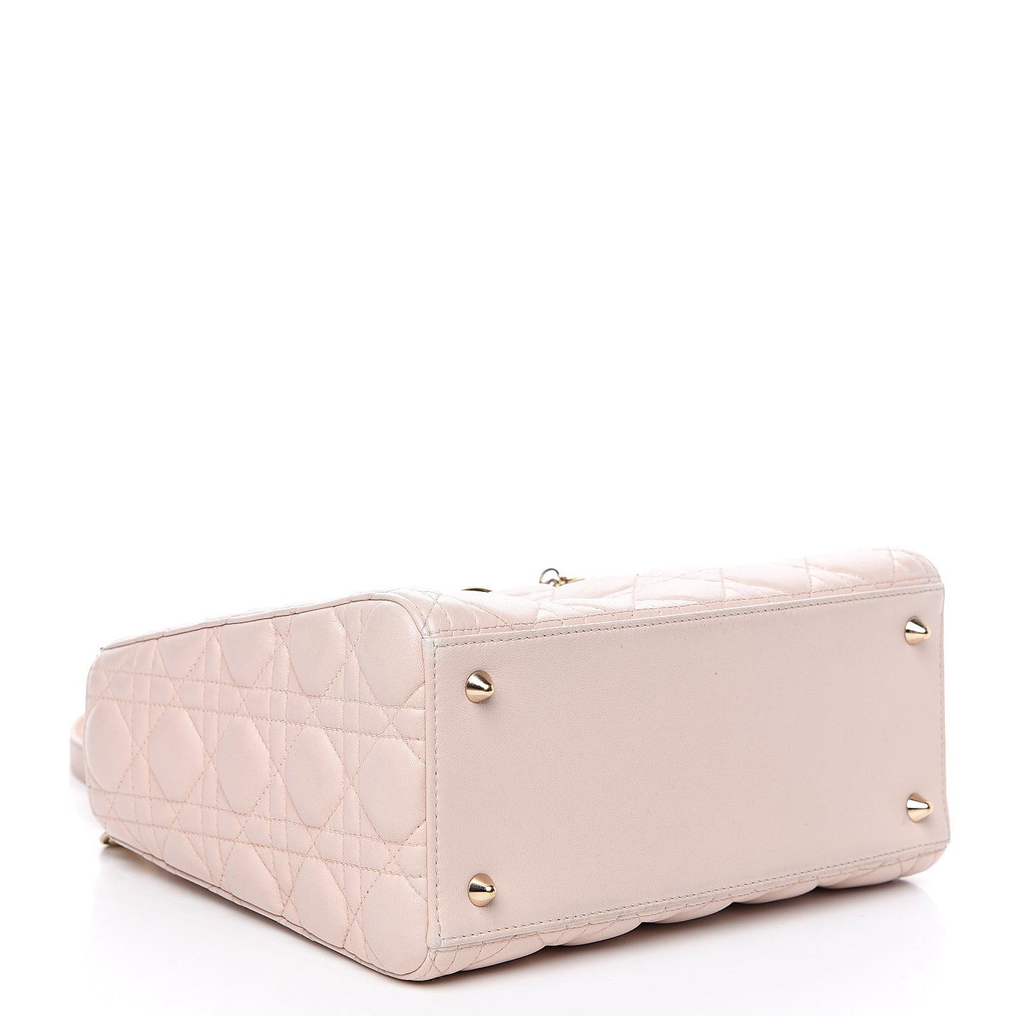 Lambskin Cannage Medium Lady Dior Light Pink