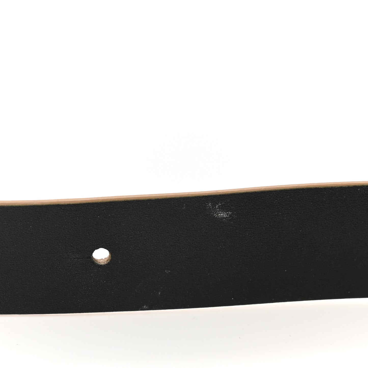 Suede Lambskin CC Chain Vintage Allure Logo Belt 80 32 Brown