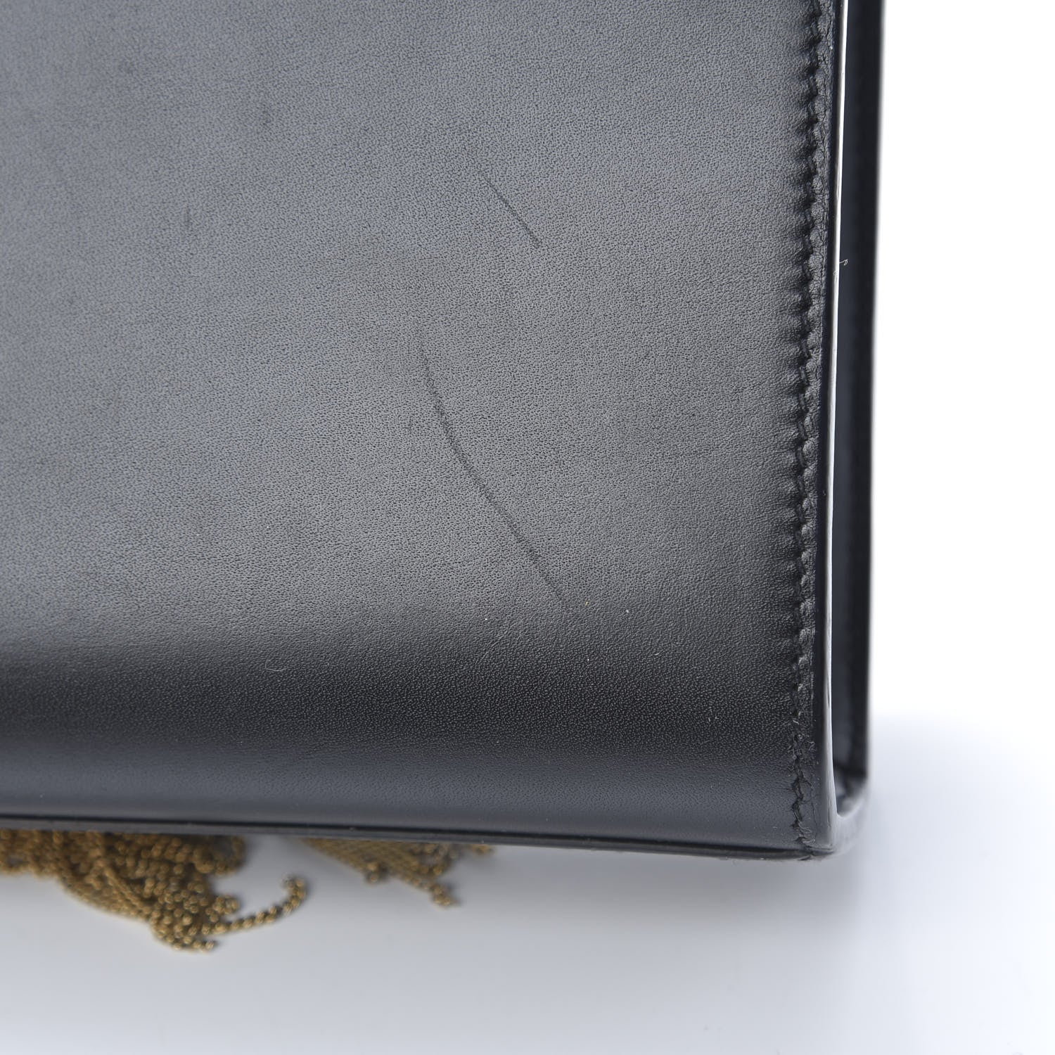 Saint Laurent Smooth Calfskin Medium Classic Monogram Kate Tassel Satchel Black 15 of 15