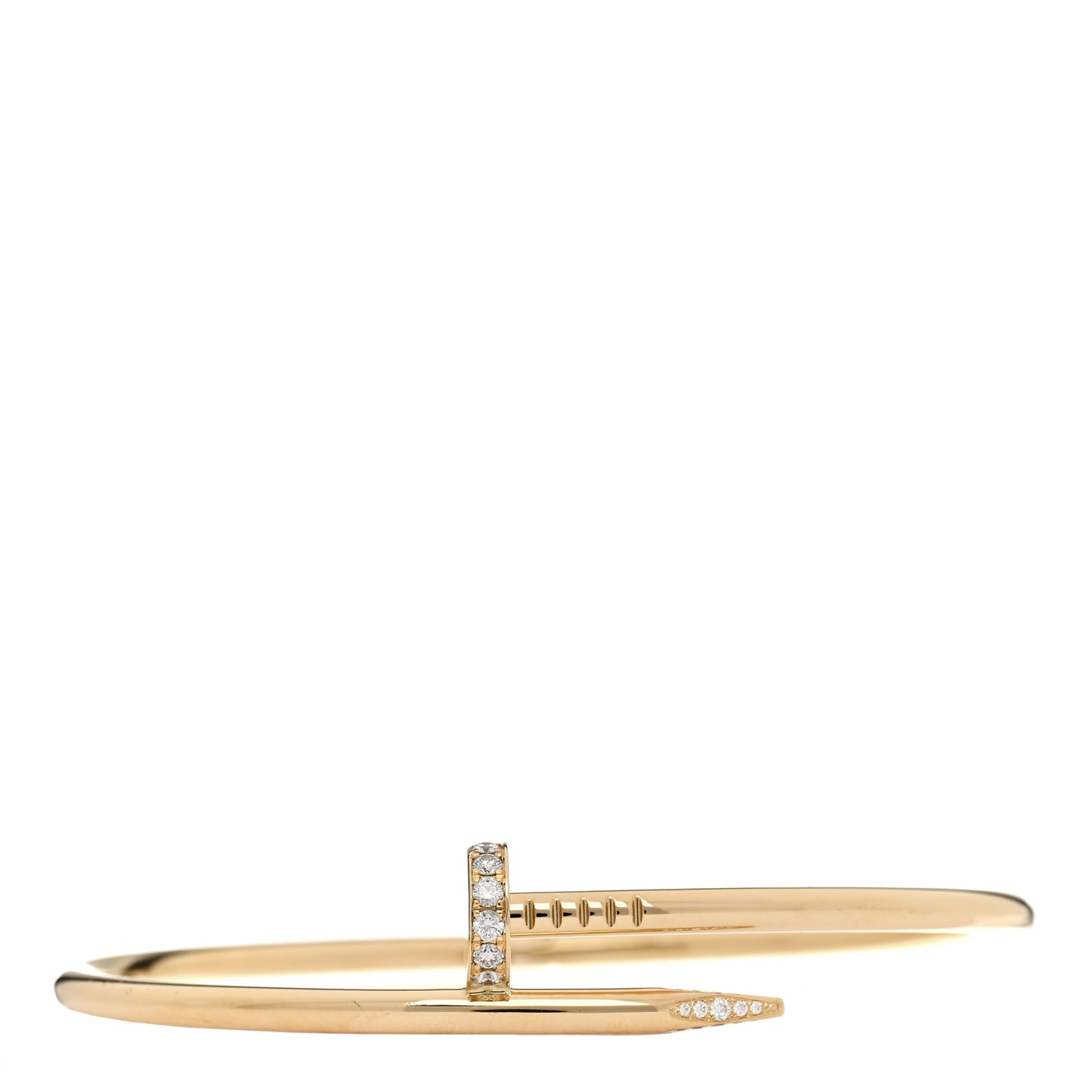 18K Yellow Gold Diamond Juste Un Clou Bracelet 20