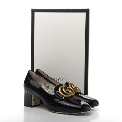 Gucci Vernice GG Victoire 55mm Loafer Pumps 36 Black 9 of 9