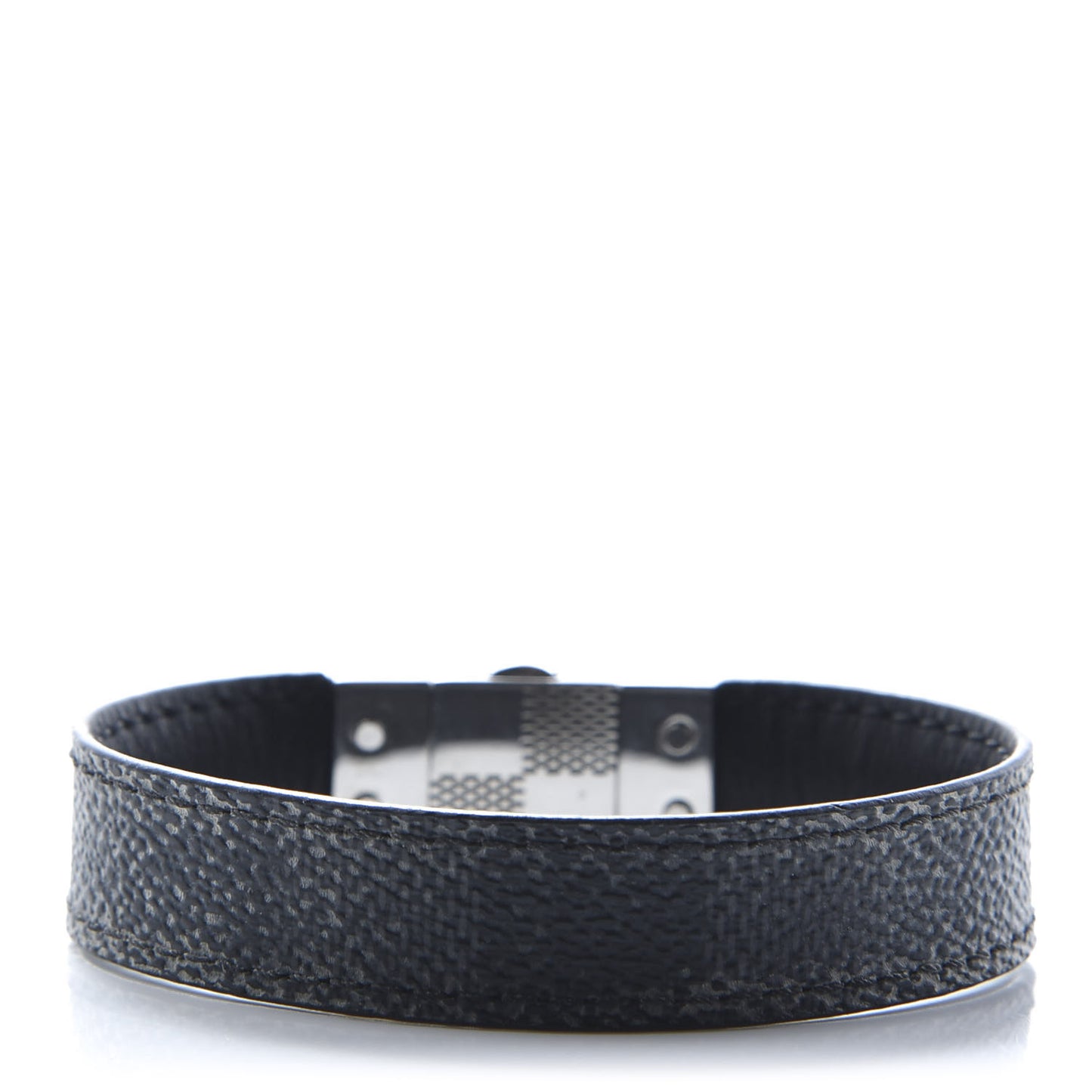 Damier Graphite Check It Reversible Bracelet 21