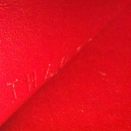 Louis Vuitton Vernis Heart Coin Purse Orange Sunset 6 of 7