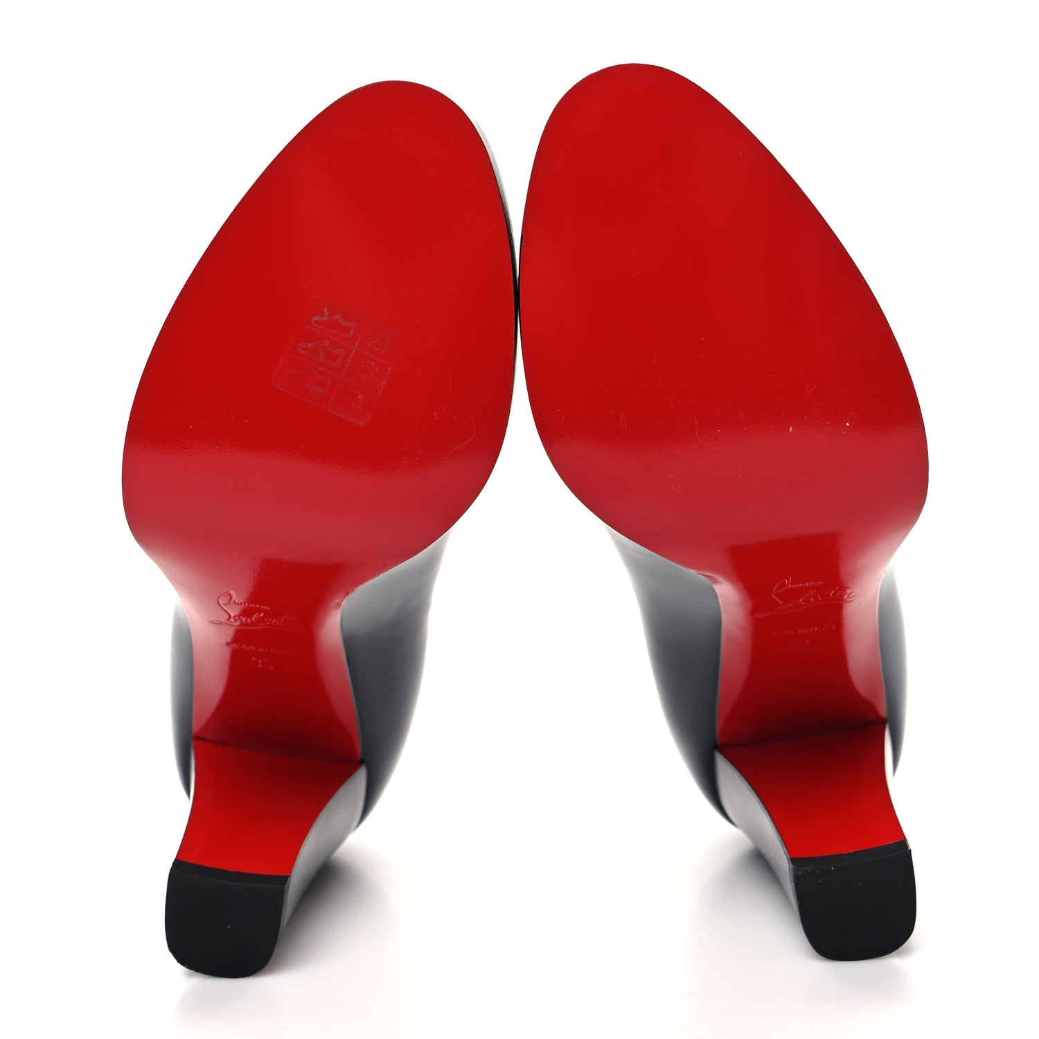 Christian Louboutin Patent Top Street 85 Mary Jane Pumps 39 Black 5 of 8