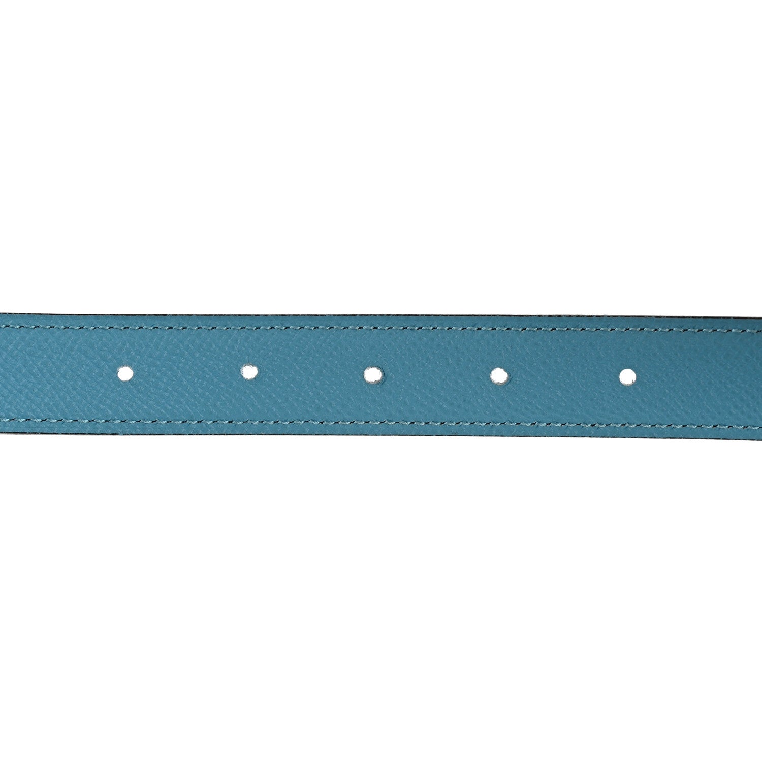 Hermes Epsom Swift 24mm Belt Strap 80 32 Bleu Paon Iris 4 of 9