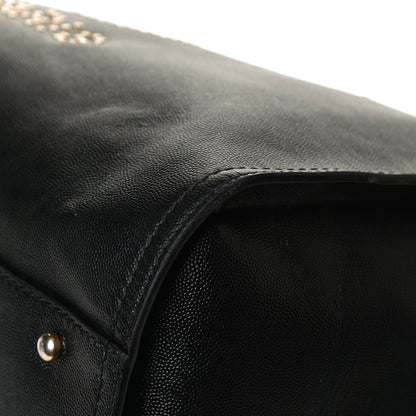 Chanel Caviar Medium Studded Deauville Tote Black 7 of 15