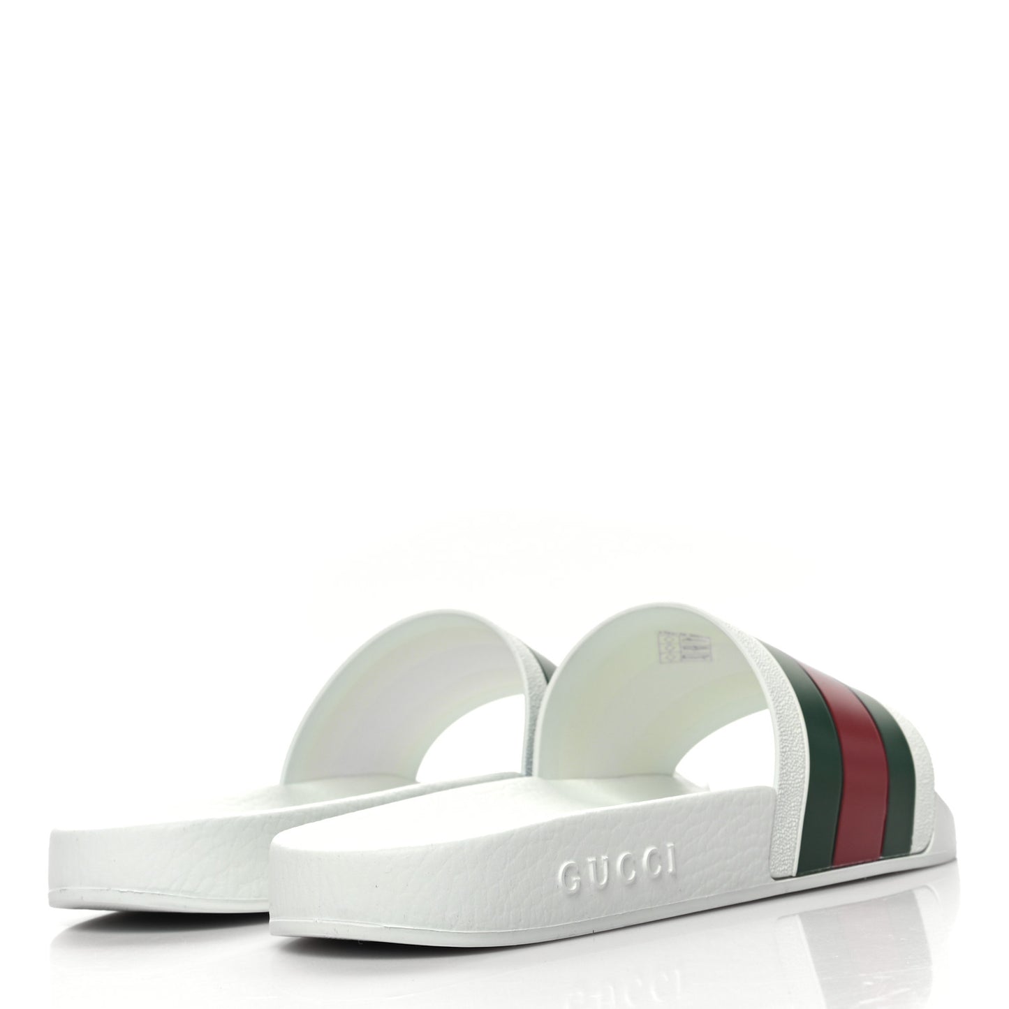 Rubber Web Mens Pool Slide Sandals 11 Great White