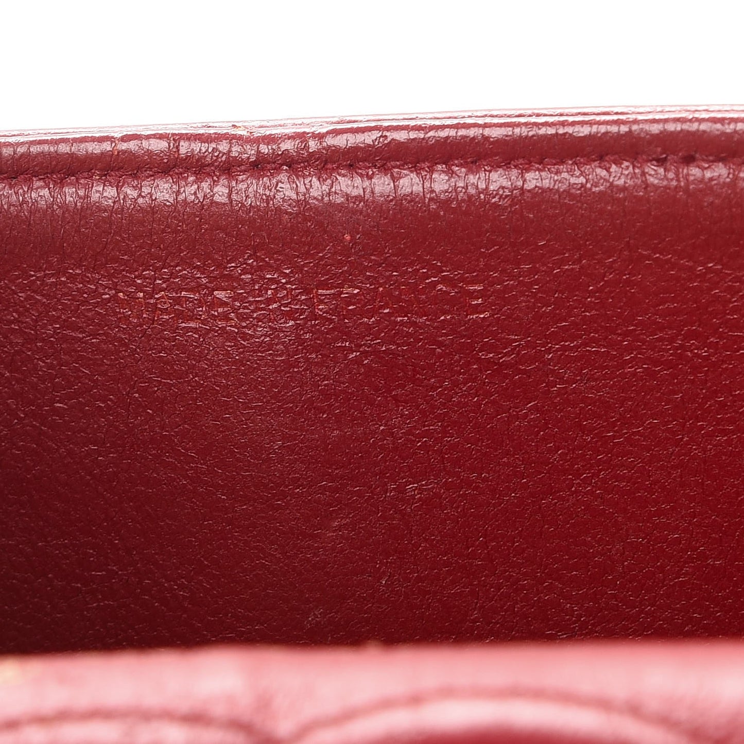 Lambskin Quilted Small Double Flap Red