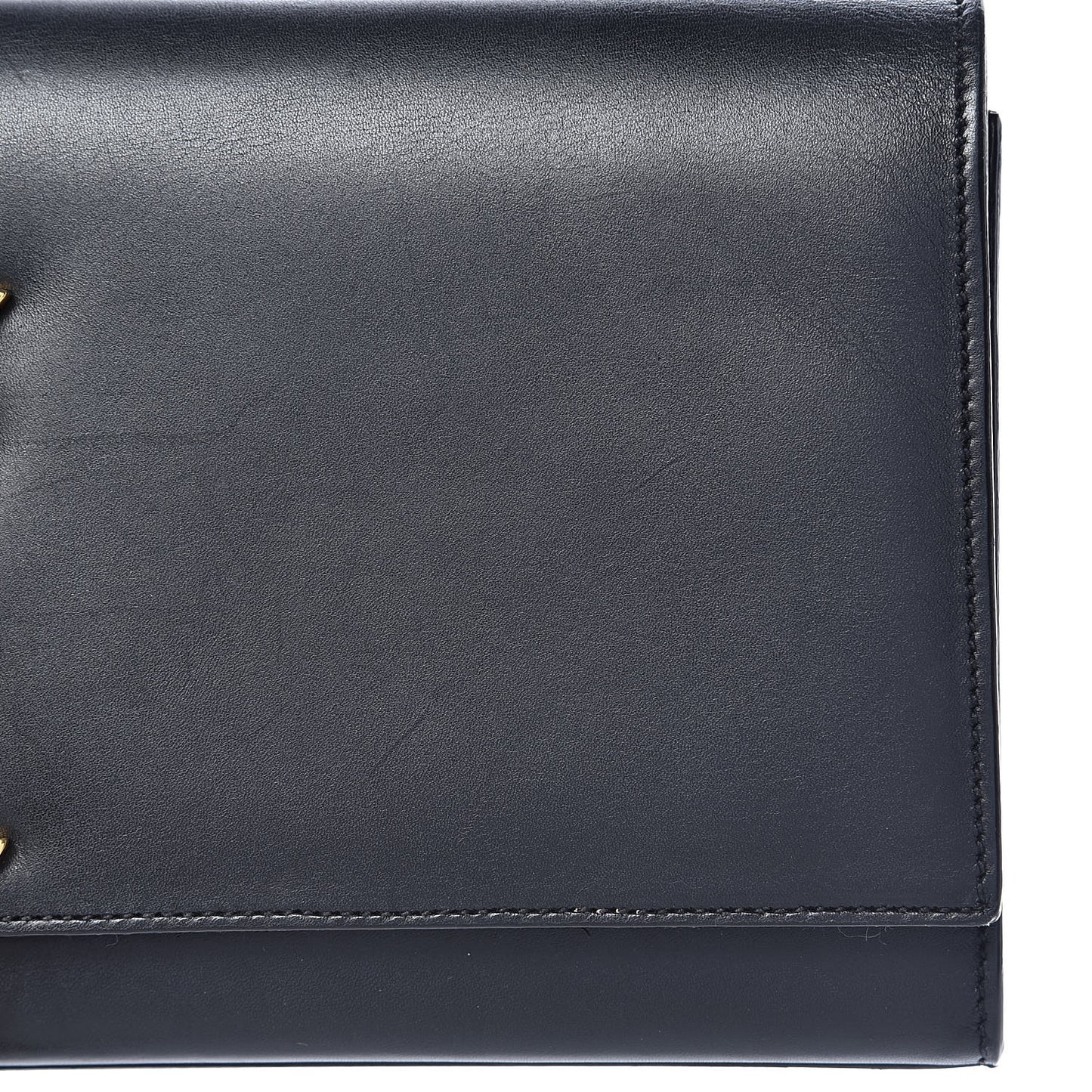Calfskin Classic Monogram Tassel Clutch Black