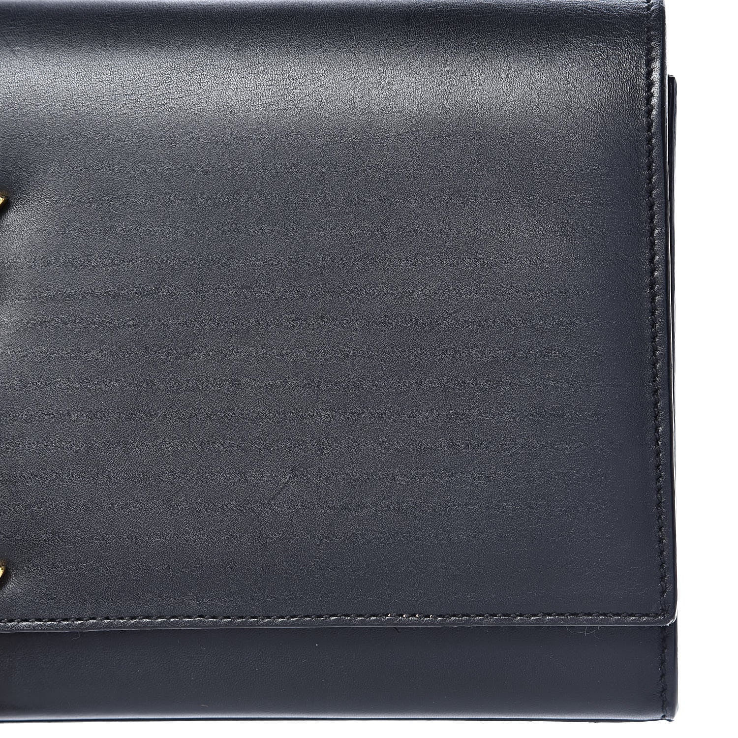 Saint Laurent Calfskin Classic Monogram Tassel Clutch Black 16 of 19
