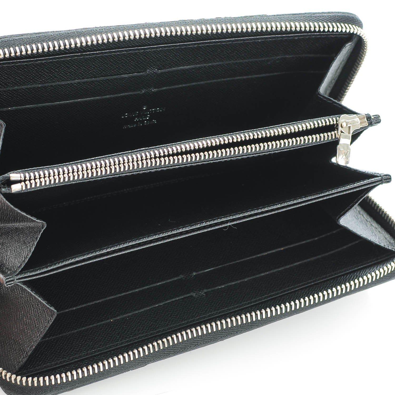 Louis Vuitton Epi Electric Zippy Wallet Black 5 of 7