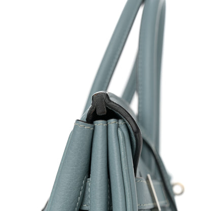 Hermes Taurillon Clemence Birkin 35 Ciel 25 of 26