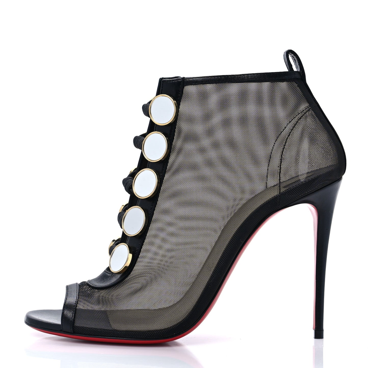 Mesh Nappa Marikate 100 Ankle Boots 38.5 Black