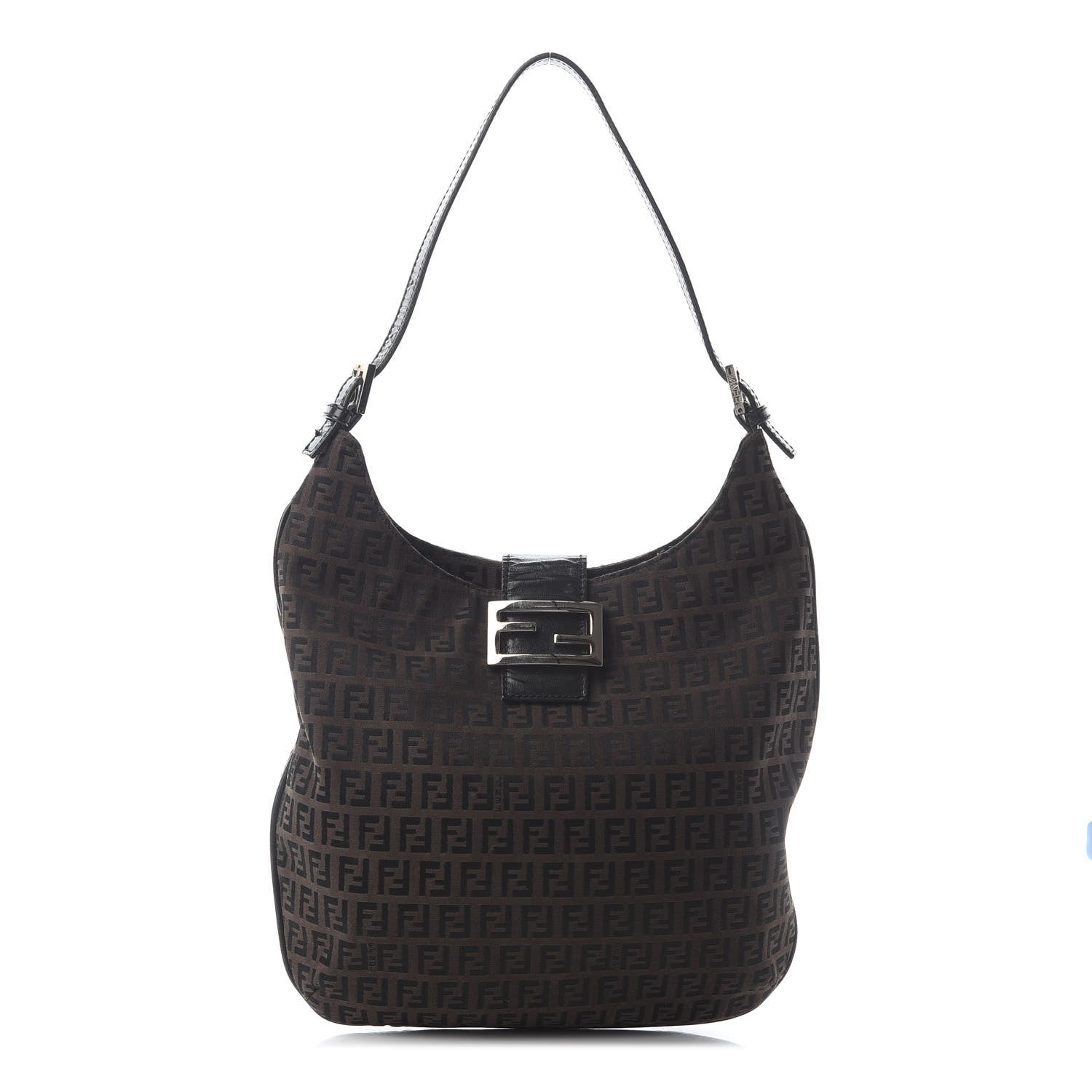 Fendi Zucchino Large Hobo Tobacco 1 of 9