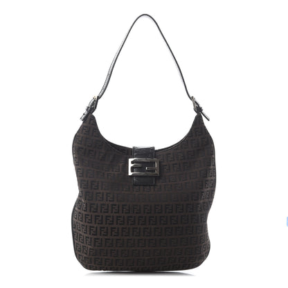 Fendi Zucchino Large Hobo Tobacco 1 of 10